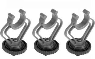 SHOPEE Triple Mount Brackets ABS Plastic with Shoe Mount Adapter in Black & Black for BY-MM1 Mini Cardioid Shotgun Microphone and other Brand Similar Shotgun Microphones (3 pack) Tripod