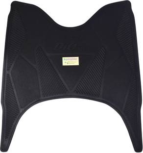 Ramanta RMT#BLKFMAT#0109 Washable PVC Floor Mat/Foot Mat Compatible for Honda Dio Two Wheeler Mat