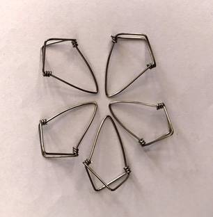 Vadyam Extra Large Gents Steel Metal Sitar Mizrab Veena Metti