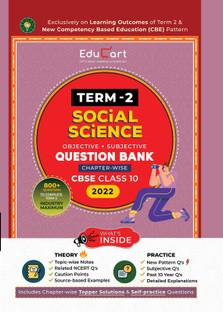 Educart Term 2 Social Science Cbse Class 10 Objective & Subjective Question Bank 2022
