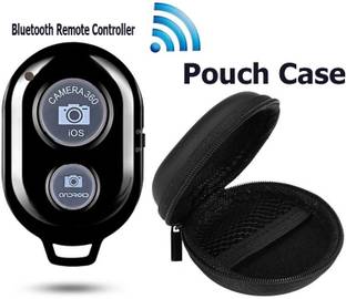 BUFONA High Quality Universal Portable Durable Remote Controller For Click Selfies Bluetooth Photo Clicker Video Shutter Remote For Selfie Click Wireless Bluetooth Shutter Remote Control Button Self-Timer Long Distance Camera Phone Selfie Stick Monopod Shutter PZB-5208 Camera Shutter Remote Control with Bluetooth Wireless Technology - Create Amazing Photos and Videos Photographing Hands-Free Free - Works with Most Smartphones , IOS and Tablets  Camera Remote Control