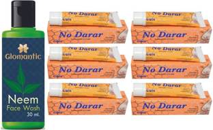 glomantic Neem  & No Darar Cream 6 pcs Face Wash