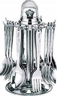 Oxycraft Set of 24 (Contains: 6 Master Spoons, 6 Tea Spoons, 6 Forks, 6 Soup Spoons) Stainless Steel Cutlery Set