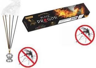 Zlymo Black Dragon Mosquito Agarbati1 Box ( 12 Packet with 120 Sticks ) Sandal Dhoop
