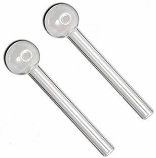 SEPARATE WAY Oil Burner Pipe, 4 inch long Glass Inside Fitting Hookah Mouth Tip