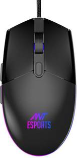 Ant Esports GM 60 Wired Ambidextrous Optical  Gaming Mouse