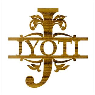 Dzire Gifts Wooden Monogram Name Plates Teak J Name Plate