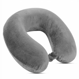 Zenenx Neck Travel Pillow, Unisex U-Shaped Micro Fibre Soft Cushions Neck Rest Pillow for Travel, Car, Train, Flight, Bus, Neck Travel Pillow Multipurpose ( Grey ) Neck Pillow