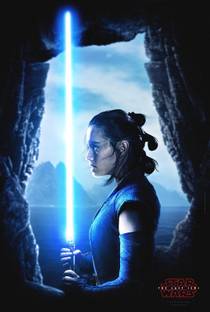 Star Wars The Last Jedi Rey From Star Wars Lightsaber Daisy Ridley Matte Finish Poster PP-046 Paper Print