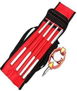 YWIS YW-53 Labline Mini Prism with Folding Poles in 4 Parts for Total Station Land Survey Solid Prism