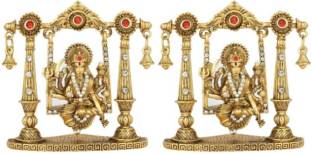 18.5 cm high The Holy Mart Durga in Pure Brass Deity Sherawali Maa Idol Sculpture Brass 