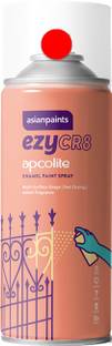 Asian Paints ezyCR8 Apcolite Enamel Multi-Surface DIY Spray Paint for Metal Wood Wall 125 g Red Spray Paint 200 ml