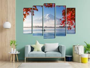 Approach home Decor 75 cm 3d Nature Wall Sticker Self Adhesive Sticker