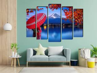 Approach home Decor 75 cm 3d Nature Wall Sticker Self Adhesive Sticker