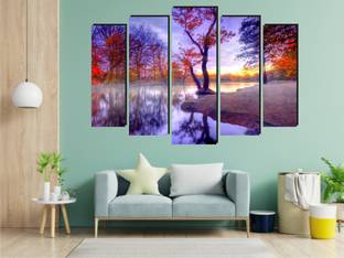BALKRISHNA WALL STICKER 75 cm 3d Nature Wall Sticker Self Adhesive Sticker