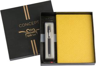 Concept Raphia Diary with Pierre Cardin Pen Pen Gift Set
