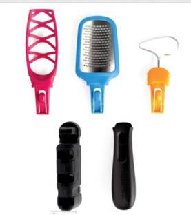 TUPPERWARE Click Series Set 1N (HLDER+HNDLE+CORER+GRTR+WHISK) Kitchen Tool Set