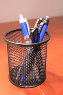 DELINGER Mesh Metal Pen Pencil Tool Holder NA Art Metal Pencil Box