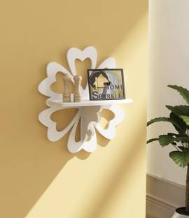HOME SPARKLE Carved MDF (Medium Density Fiber) Wall Shelf