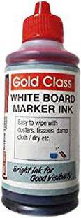 GoldClass 100ml Whiteboard Marker ink Red - 1 Bottle Stamp Pad Ink