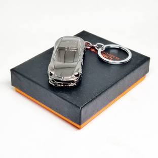 Explorer ™ Car Design USB Rechargeable Lighter Cum Torch | 1 USB cable included In Box | Best Gifting purpose For Cigarette Lovers And Lighter users ( Key ring ) Cigarette Lighter | Black Color | USB Sport Car Design Cum Lighter And Key ring Attach For Bags , Car, Scooty, Bikes, Home Keys Cigarette Lighter