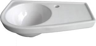 BM BELMONTE 404 Half Stol Platform 20.50"X12" Wall Hung Basin