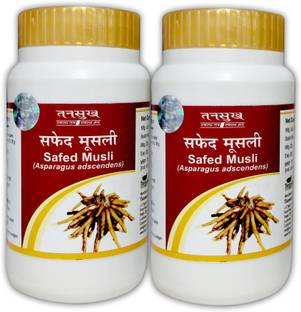 Tansukh Safed Musli Powder, Safed Musli Churna | 100gm x 2 | Asparagus Adscendens Powder | Ayurvedic Remedy for Men