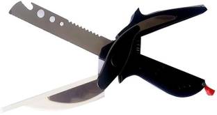 FULKIZA Stainless Steel 4 in 1 Clever Cutter Chili Vegetable Coriander Cutter Slicer