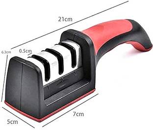 Canberry CB_3 Stage Knife Sharpener, Advanced 3 Stage Sharpening Tool for Ceramic Knife and Steel Knives Manual: Pack of 1 Knife Sharpening Steel