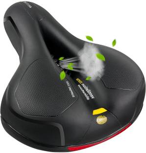 FASTPED Comfortable Wide Seat Cushion with Dual Shock Absorbing and Memory Foam Waterproof Saddle