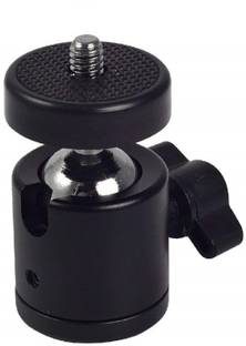 Freya Mini Ball Head 1/4" Screw DSLR Camera Tripod Ballhead Stand Support Tripod Ball Head