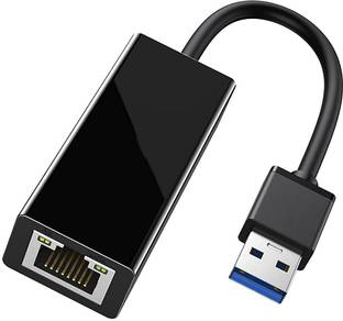 microware Gold Plated USB to RJ45 Gigabit Ethernet Adapter Supporting 10/100/1000 Mbps Ethernet, No Driver Required, USB 3.0 Network Adapter Lan Adapter