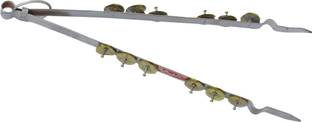 NEXTOMART CHIMTA Musical Fire Tongs With Jingles For Kirtan/Bangra Chimta Instrument Chimta Jhikka Musical Instrument (N-100036) Chimta Instrument