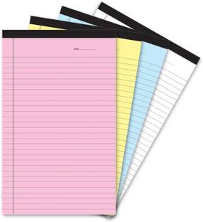 FlyBuy Hub Notepad Premium Quality Paper Big Size 60 GSM ( Pack OF 4 NotePad ) A5 Note Pad etc 50 Pages