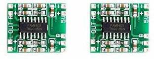 TRUSTECH Mini Digital Amplifier Board/kit, 3W+3W, Audio board with 2 Speaker Stereo Output, 5V dc Input - pack of 2pcs Electronic Components Electronic Hobby Kit