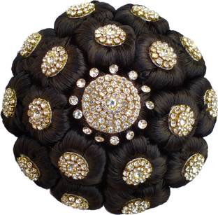MX WOMEN HAIR STYLE Stylish Beautiful Juda Accessories For Women & Girl With Stone Work Bun