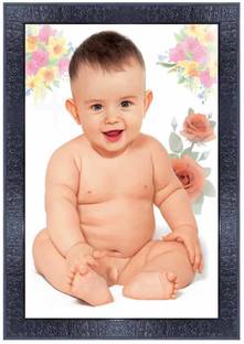 pnf Poster And Frame New Born Baby Painting | Living, Bedroom | Home Decor Item Digital Reprint 14 inch x 10 inch Painting