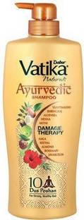 VATIKA Ayurvedic Shampoo, Power of Dus Poshan for...