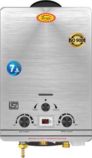 SURYA Temperature Display 7.5L 7.5 L Instant Water Geyser