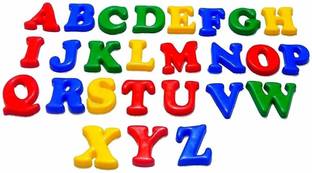 imtion Magnetic ABCD Alphabet Letters | Compact and Potable | for Kids Learning and Playing at Same time