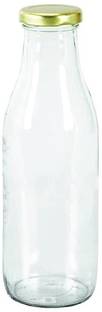 1st Time Glass Milk Container  - 500 ml