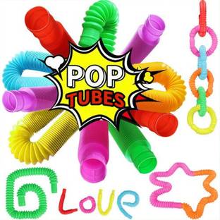 LIBRA Pack 12 Tubes Sensory Toys Toddler Fidget Toys Toy For Kids
