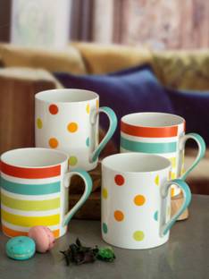 Goodhomes Fine Bone China Coffee (Set of 4 Pieces) Bone China Coffee Mug