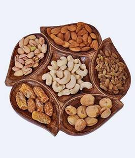 Voody Wooden Dry Fruit Platter Tray