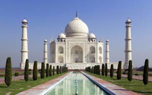 Taj Mahal Agra Indian 4K 5K travel & world ON FINE ART PAPER HD QUALITY WALLPAPER POSTER Fine Art Print