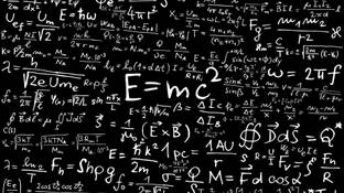 SCIENCE ALBERT EINSTEIN FORMULAS MATHEMATICS PHYSICS WALLPAPER ON FINE ART PAPER HD QUALITY WALLPAPER POSTER Fine Art Print