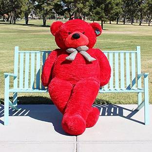MADDIE Red Color Teddy Bear Very Soft & Cute Toys Stuffed Girlfriend (red)  - 91 cm