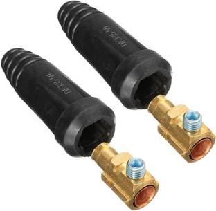 Mass Pro Pack of 2 Quick Fitting Welding Machine Cable Connector Plug Socket ( 35~50 Sqmm) Inverter Welding Machine
