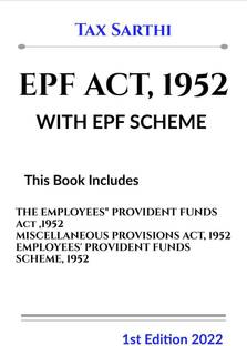 EPF Act, 1952 With EPF Scheme | 1st Edition 2022