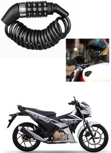 Znee Smart Steel Combination Lock For Helmet